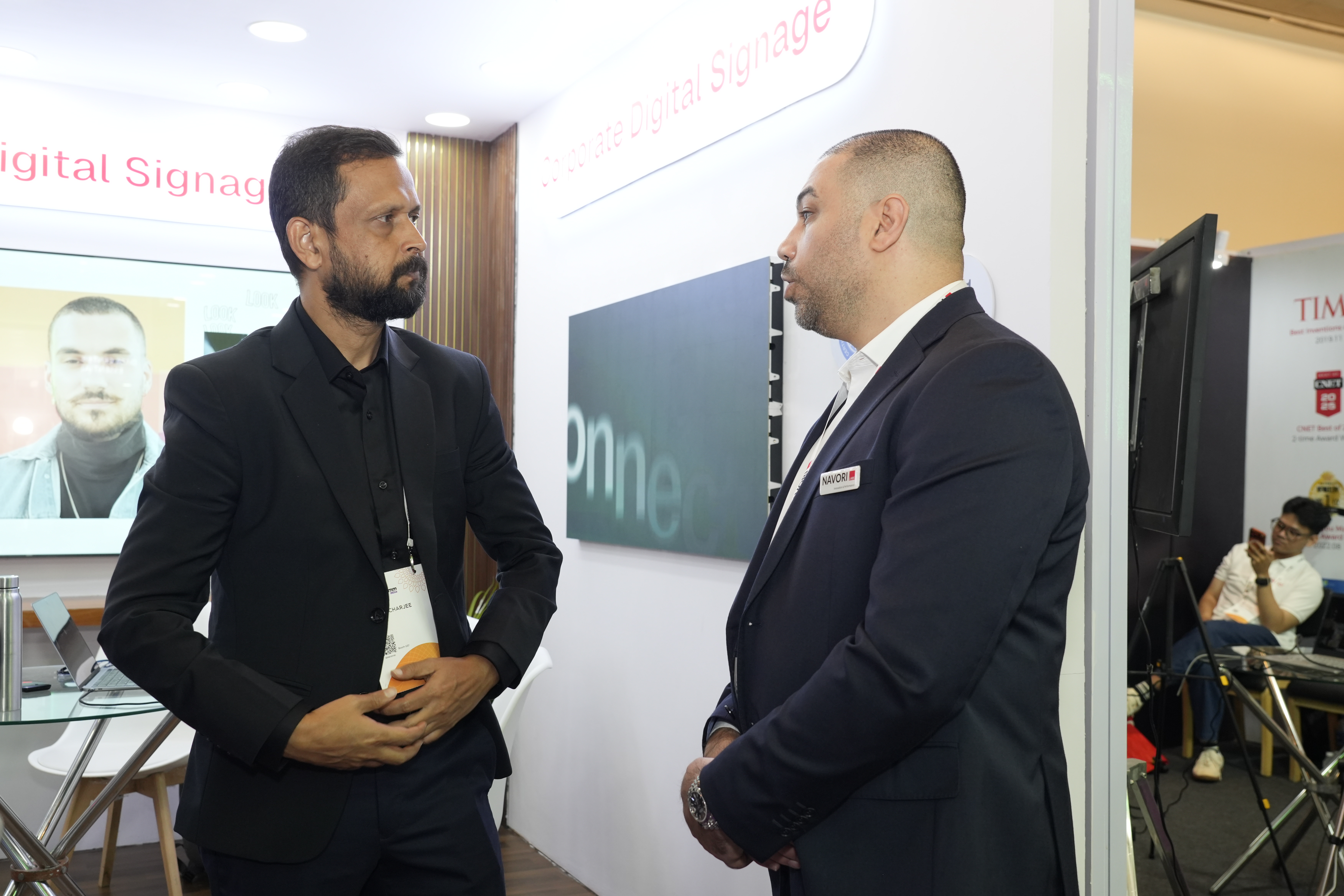 Pickcel booth at InfoComm India 2026, Jio World Convention Centre, Mumbai