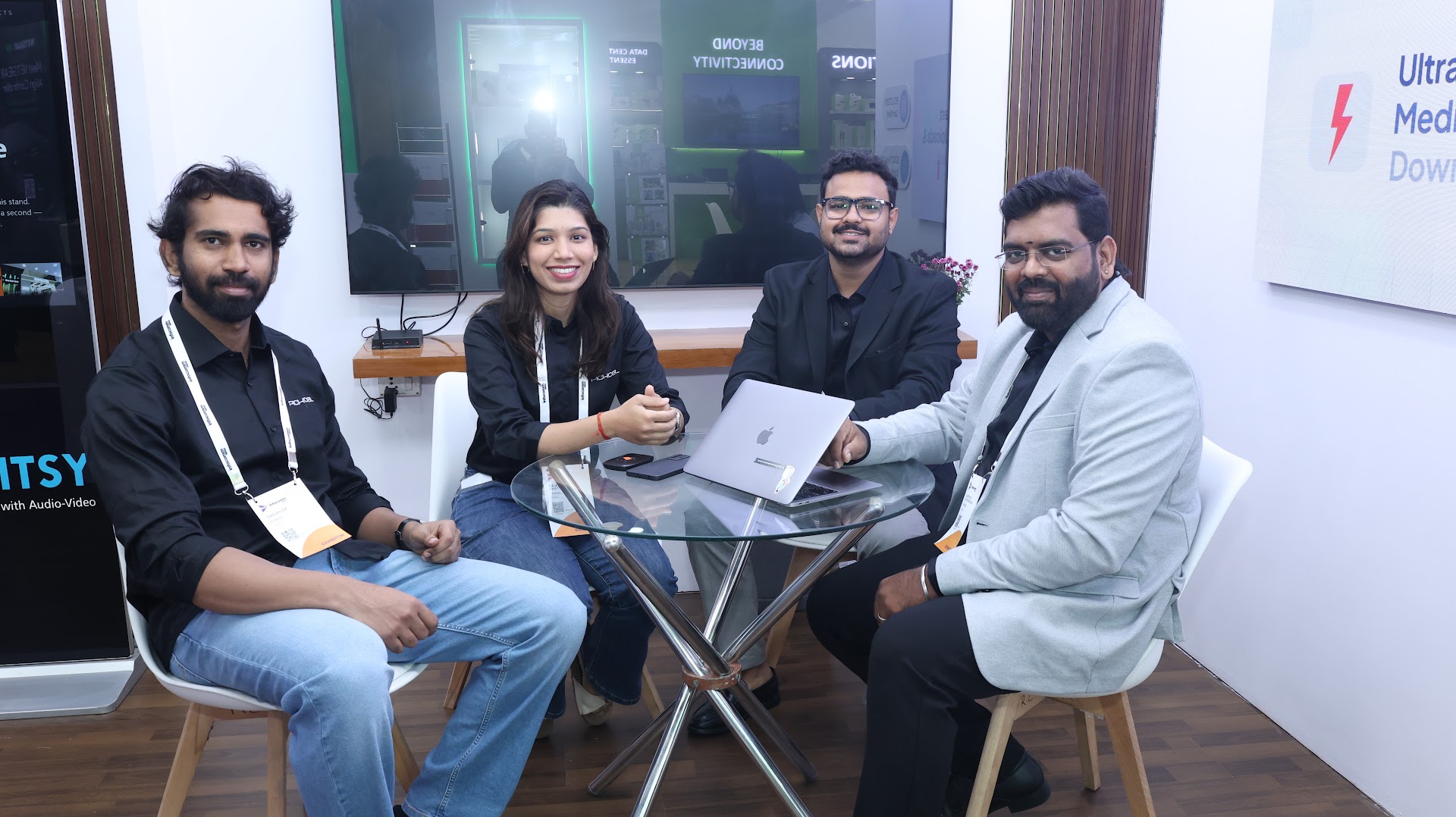 Pickcel booth at InfoComm India 2026, Jio World Convention Centre, Mumbai