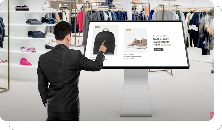 Digital kiosks providing personalized shopping assistance in shopping malls Digital kiosks providing personalized shopping assistance in shopping malls