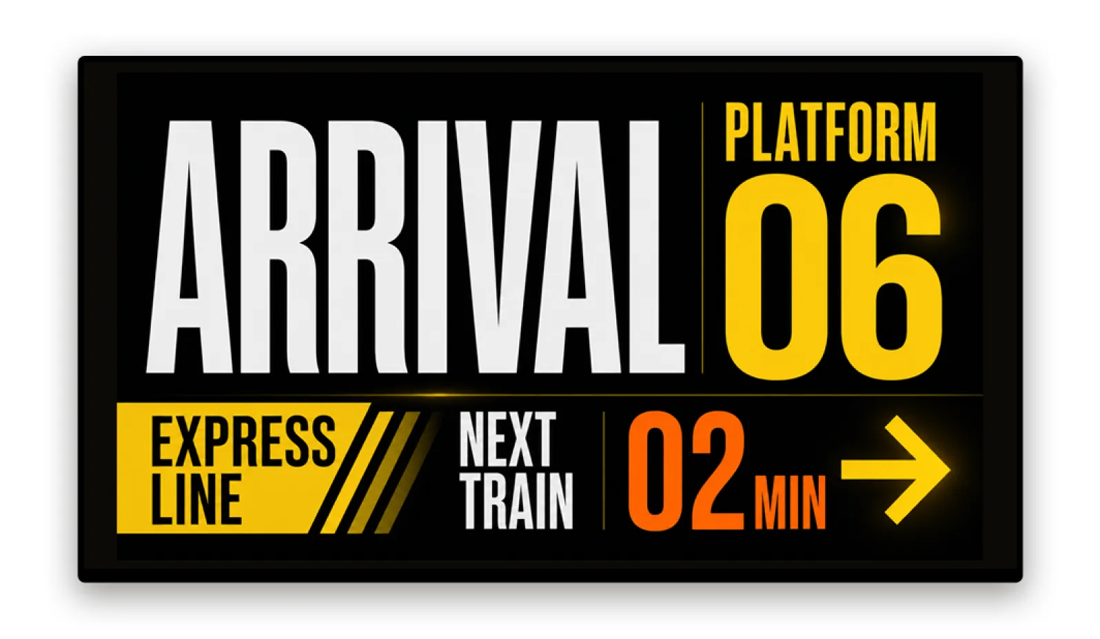 Train station platform using Pickcel digital signage for real-time departure boards and passenger information