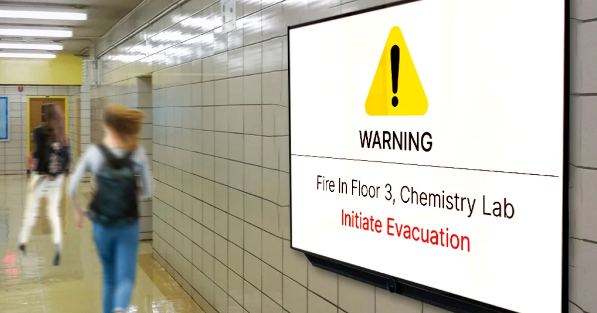 Publishing Emergency Alerts with Pickcel Quickplay