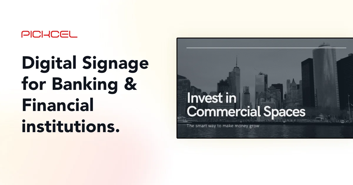 Finance Digital Signage Software