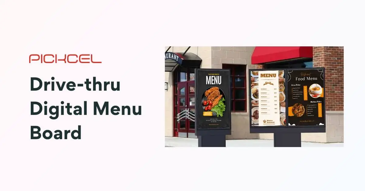 Drive-Through Digital Menu Boards