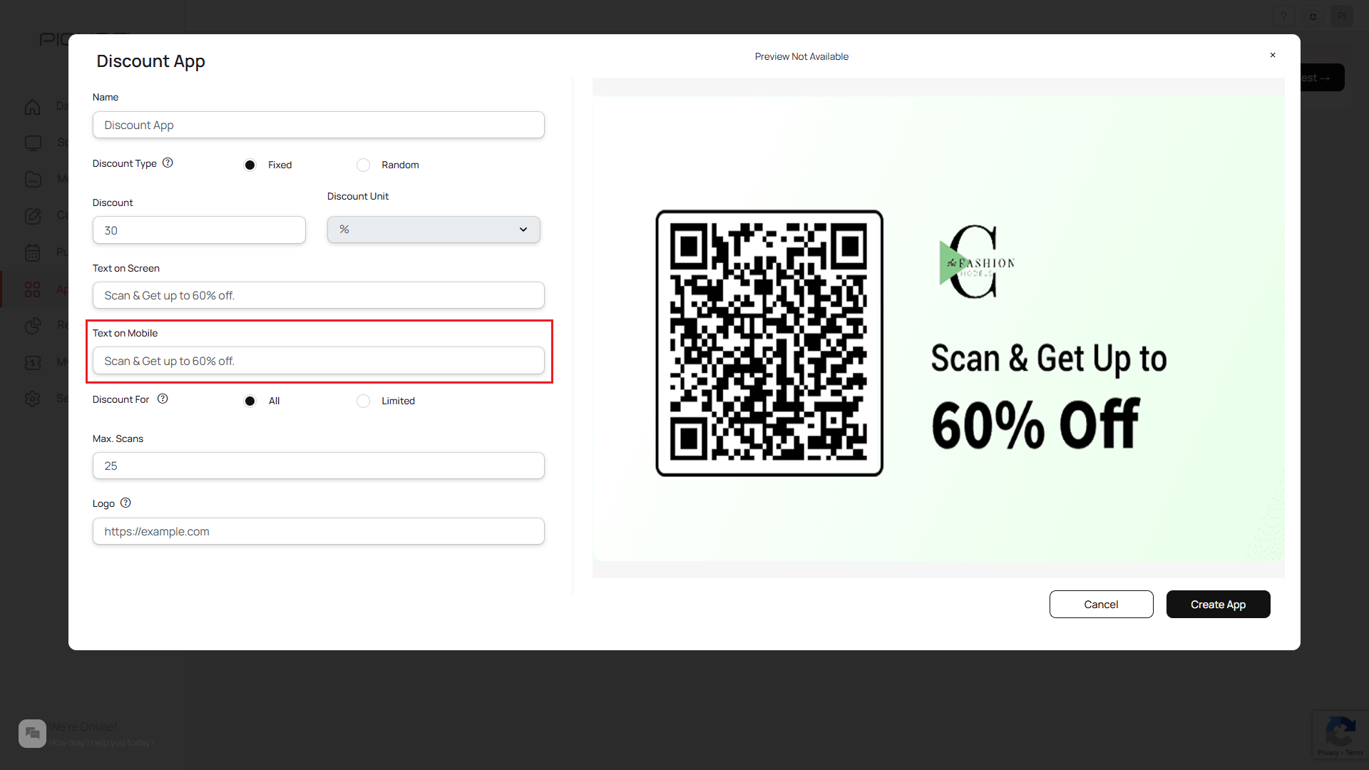 Enter text on mobile