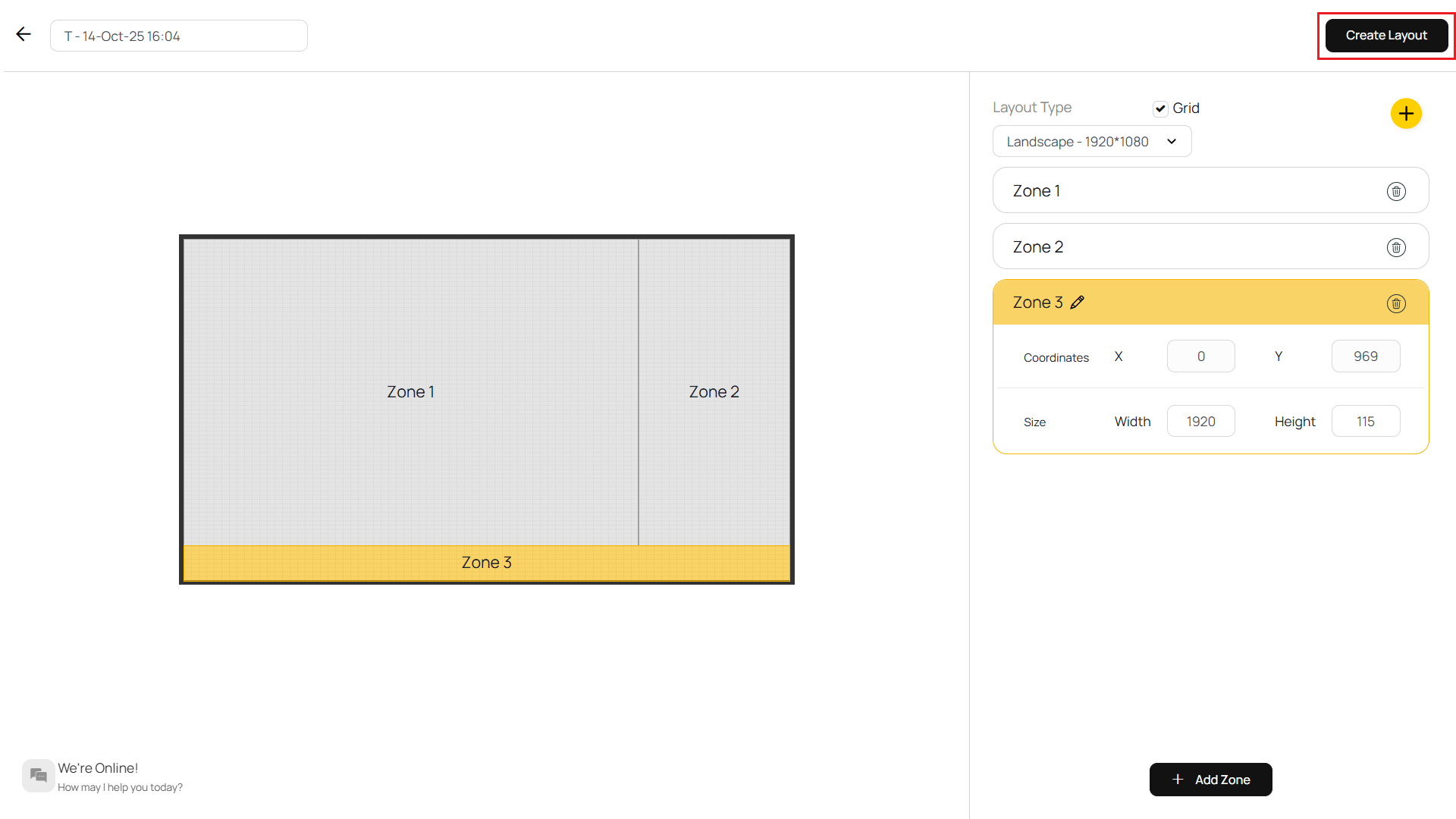 Click Create Template