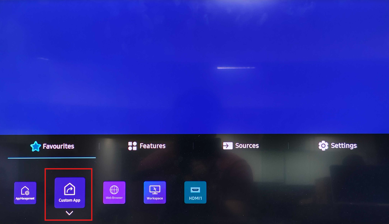 Launch Custom App from Samsung Tizen home screen
