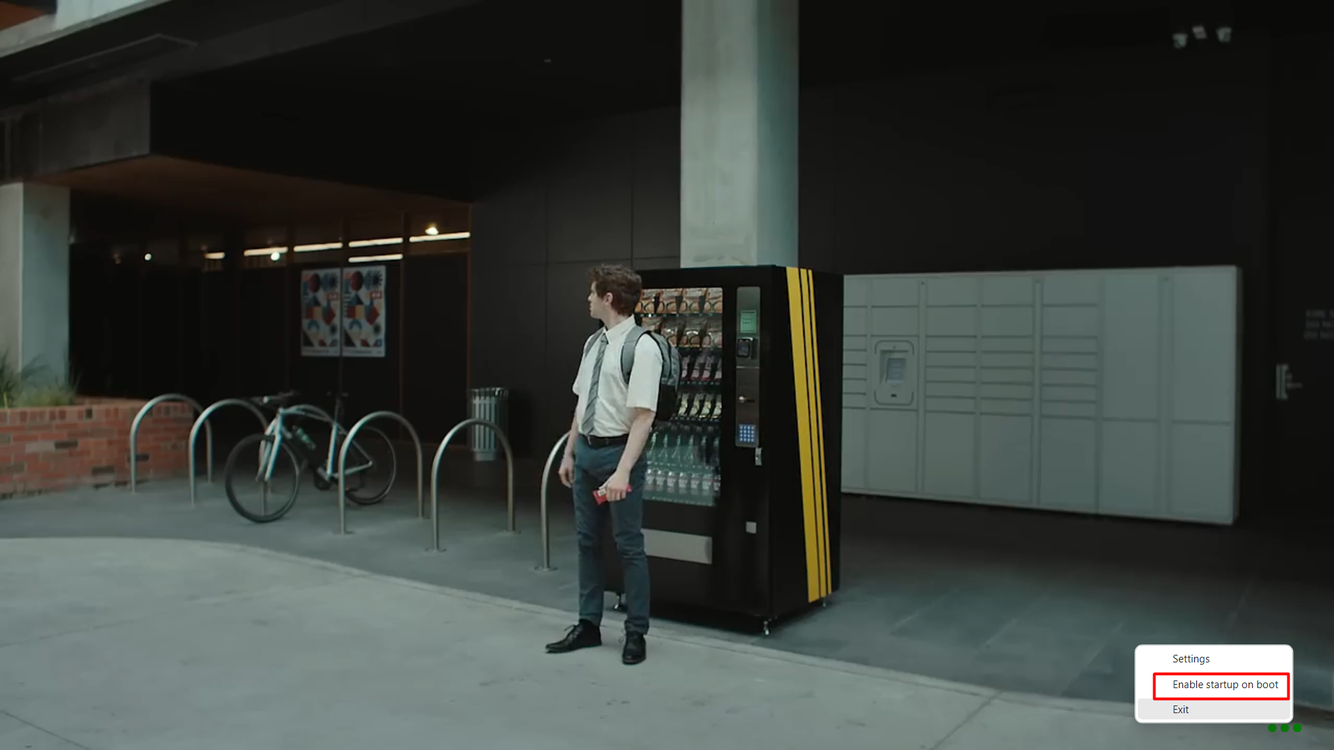 Enable Startup Options