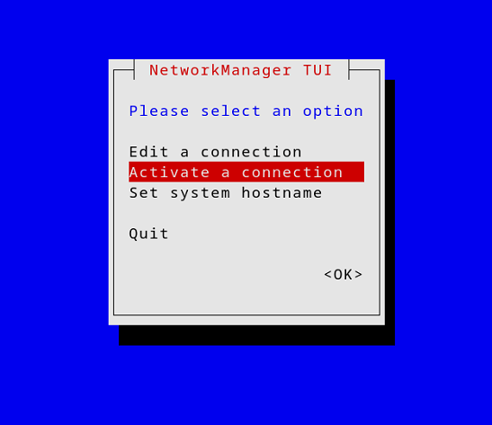 Activate a connection