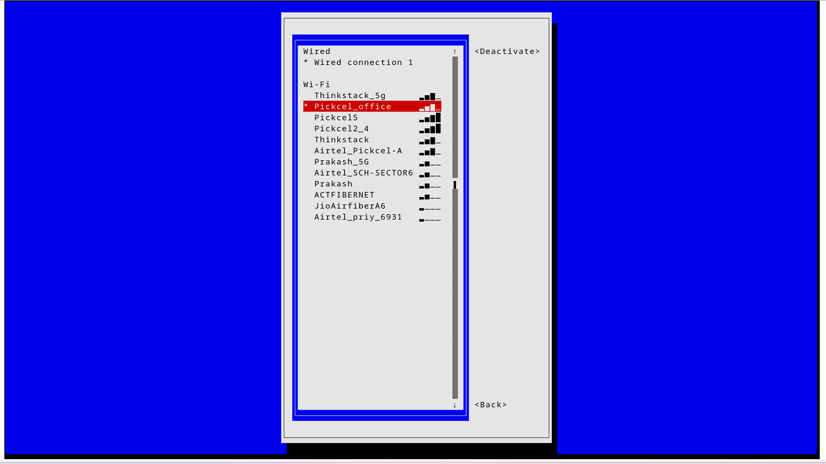 Select Wi-Fi network on Raspberry Pi