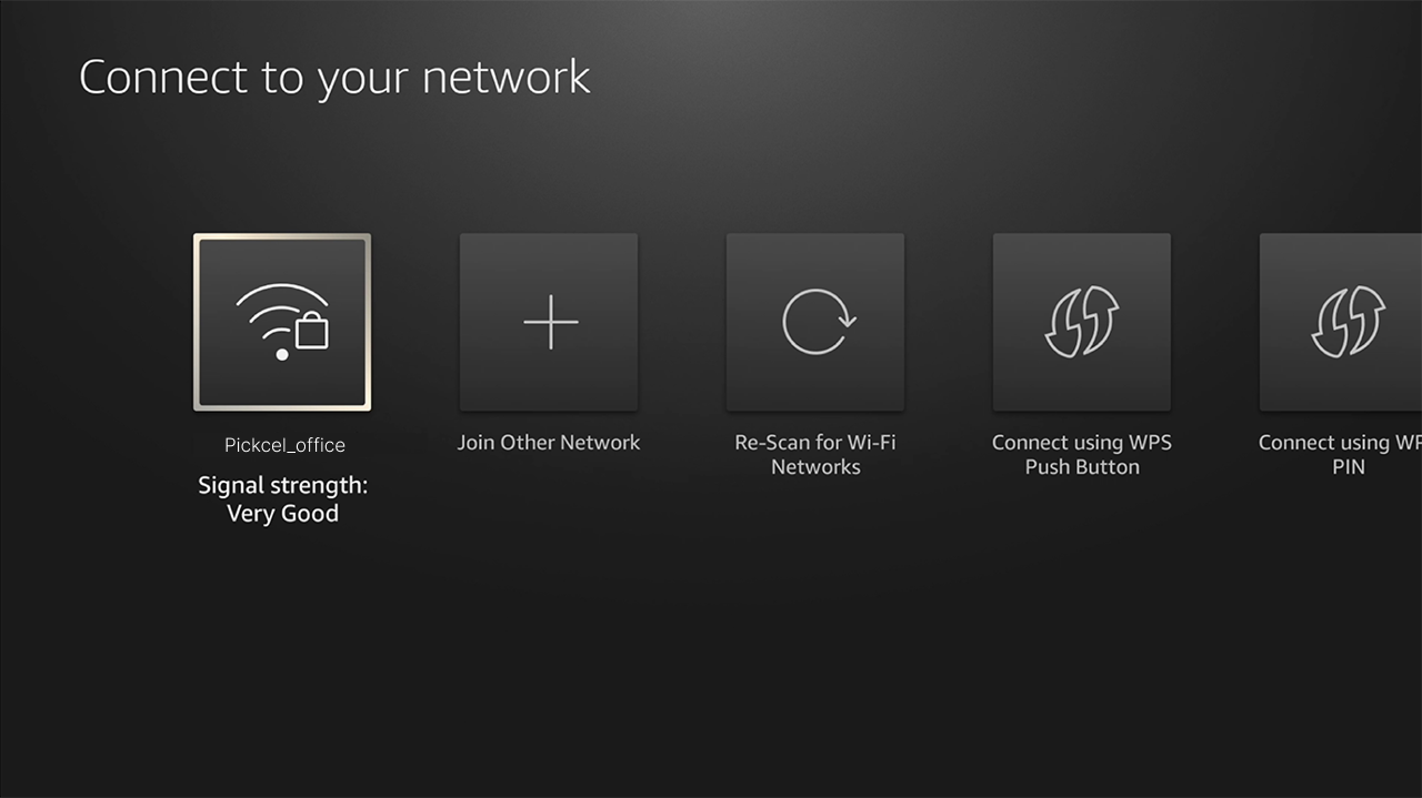 Connect to WiFi network