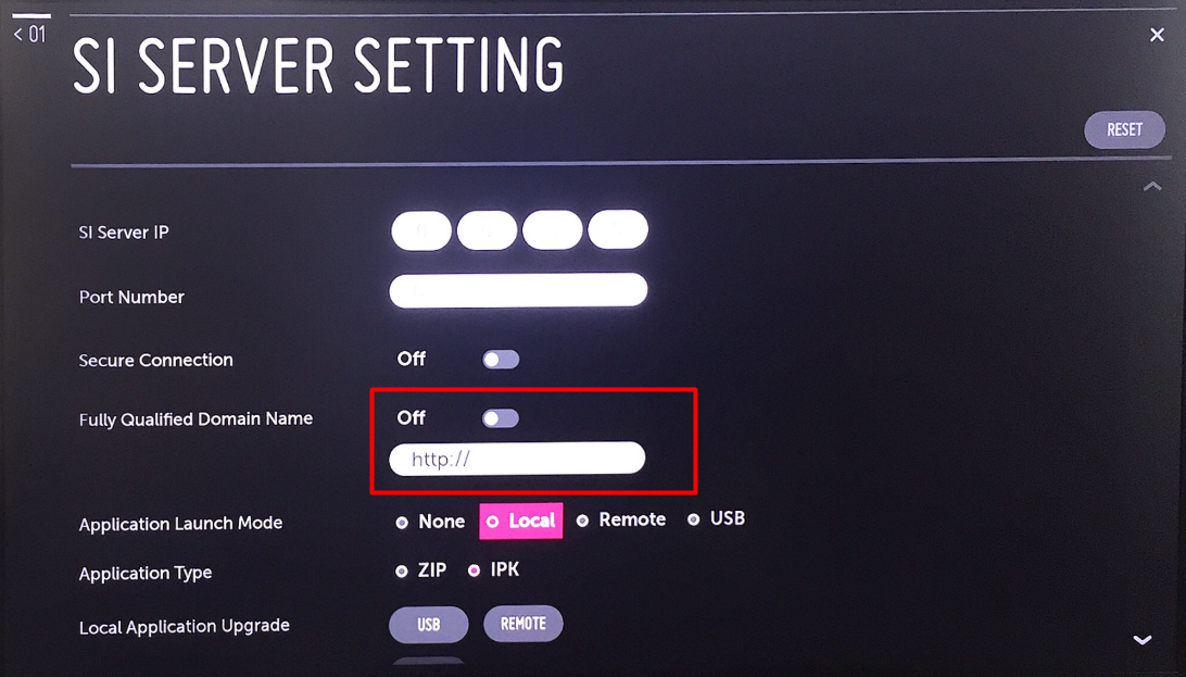 Enable fully qualified domain name