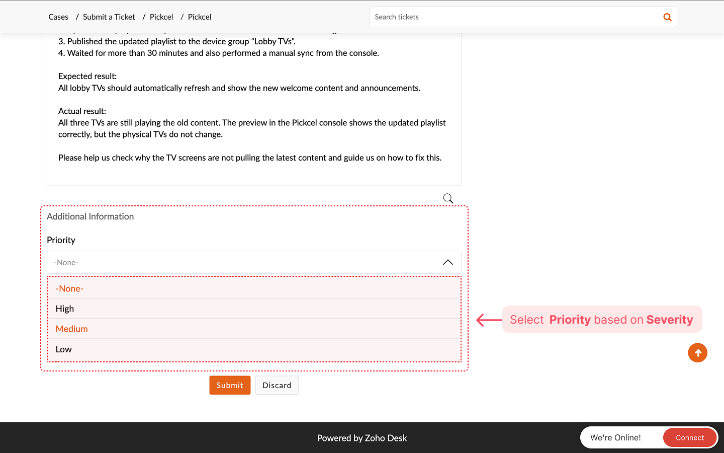 Additional Information section